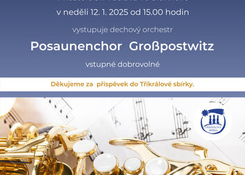 Tříkrálový koncert v kostele sv. Václava ve Šluknově 12. 1. 2025 od 15.00 hodin